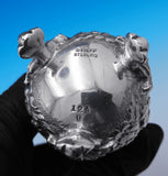 Rose by Stieff Sterling Silver Salt and Pepper Shaker Set 2pc #12A (#8904)