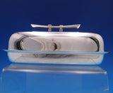 Towle Mid-Century Modern Sterling Silver Butter Dish Covered w/ Accents (#8056)