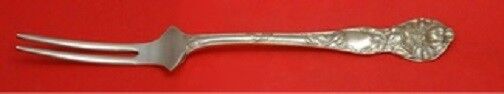 Wild Rose By Watson Sterling Silver Spinach Fork 7" Custom