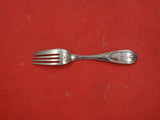 Olive by Samuel T Crosby & Co. Coin Silver Pastry Fork 5 1/2" Boston c.1854-1861