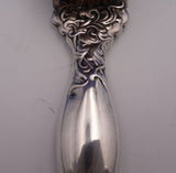 Heraldic by Whiting Sterling Silver Hairbrush #2162 9" x 3 1/2" x 1 3/4" (#9110)