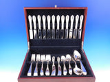 Pointed Antique by Dominick and Haff Sterling Silver Flatware Set Service 72 Pcs