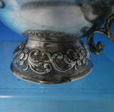 Danish Sterling Silver Gravy Boat Hammered w/Applied Cast Dragon Handles (#5517)