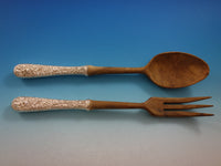 Repousse by Kirk Sterling Silver Flatware Set for 12 Service 134 Pieces Dinner