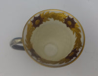 Chrysanthemum by Tiffany and Co Sterling Silver Demitasse Cup with Liner (#0348)