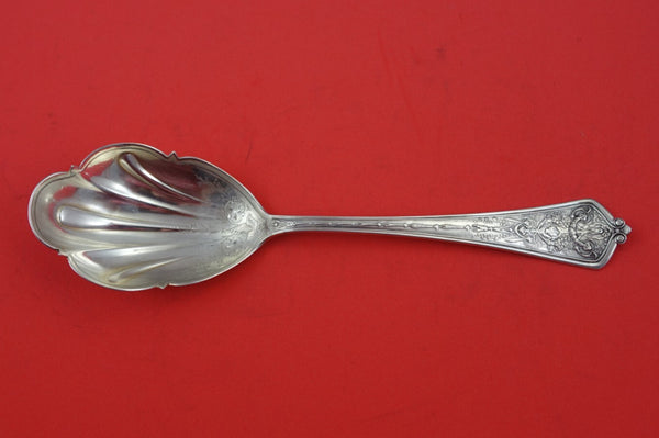 Lady Washington by Gorham Sterling Silver Berry Spoon Fluted BC w/ Teeth 8 1/2"