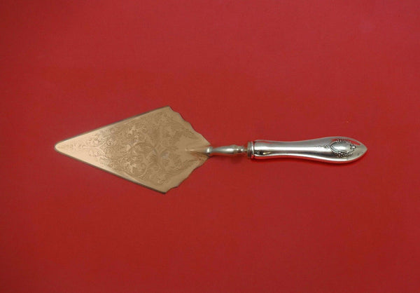 Mount Vernon by Lunt Sterling Silver Pastry Server Fancy Vermeil HH Custom