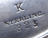 Sterling Silver Tea Caddy American Made Japanesque Bamboo 325 5.3 ozt 4.5" #5665
