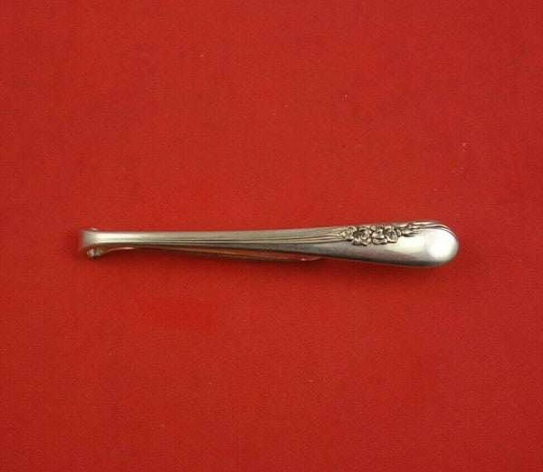 Blossom Time by International Sterling Silver Napkin Clip Original 2 3/4"