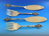 Renaissance Christofle Cardeilhac Vermeil 950 Silver Flatware Service Set 147 pc