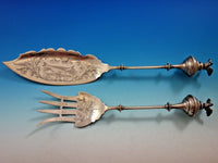 Art Silver c. 1860-1883 by Unknown Sterling Silver Fish Serving Set Figural