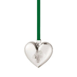 2023 Georg Jensen Christmas Holiday Ornament Silver Heart with Mushroom Vtg NOS