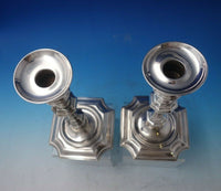 Sterling Silver Candlestick Pair #2623 10 1/8" x 5 3/8" c.1920 (#5463)