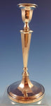 CJ Vander English Sterling Silver Candlestick 10" X 4 5/8" Weighted (#1269)
