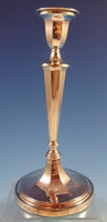 CJ Vander English Sterling Silver Candlestick 10" X 4 5/8" Weighted (#1269)