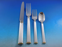 Triade Gold by Christofle France Silverplated Flatware Set Service 66 pcs Dinner