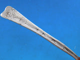 Lap Over Edge Acid Etched Tiffany Sterling Silver Teaspoon Poppies Floral 6"