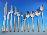 Rambler Rose by Towle Sterling Silver Flatware Set for 12 Dinner Service 148 pcs