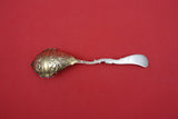 Pattern Unknown by Shiebler Sterling Silver Sugar Spoon GW w/ design in bowl 6"