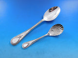 Victorian Bead by Carrs Sterling Silver Flatware Set Service 67 pc in Box Dinner
