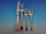 William & Mary by Lunt Sterling Silver Flatware Set 12 Service 140 Pieces Huge