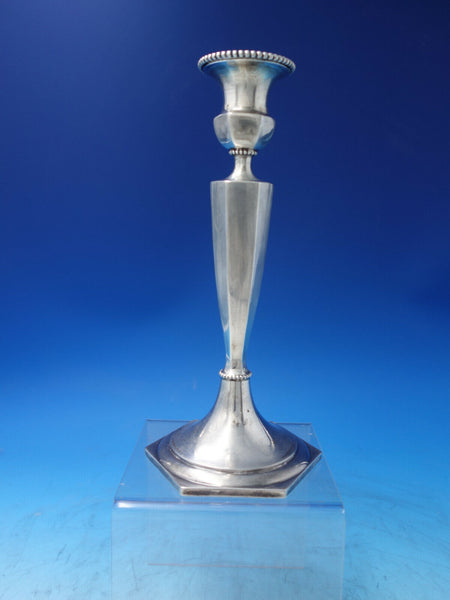Portsmouth by Gorham Sterling Silver Candlestick Beaded Design #441 (#6143)