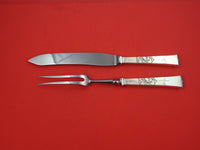 Danish Sterling by Various Makers Sterling Silver Steak Carving Set 2-pc 9 3/4"