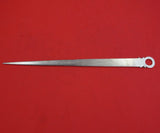 Irish Sterling Silver Skewer with Engraved Dog Georgian Era Dublin 11" Heirloom