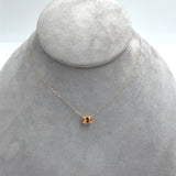 14k Yellow Gold Necklace with 1.43ct Genuine Natural Precious Topaz (#J7601)