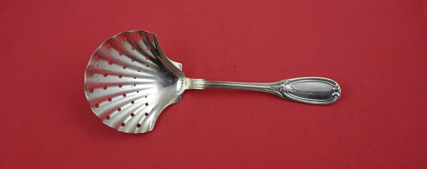 Saya by Buccellati Sterling Silver Pea Spoon shell bowl pierced 8 1/2"
