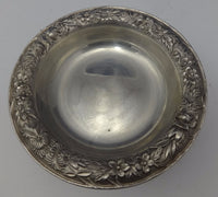 Repousse by Kirk Sterling Silver Compote Raised 6 1/4" Diameter #409A (#0542)