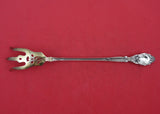 Virginiana by Gorham Sterling Silver Lettuce Fork Gold Washed Pierced 9 1/4"