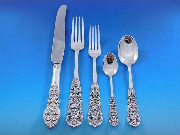 Valdres by Marthinsen Norway 830 Silver Flatware Set for 12 Service 68 pc Dinner