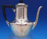 Etruscan by Towle Sterling Silver Tea Set 6pc with Kettle Hammered #7671 (#7834)