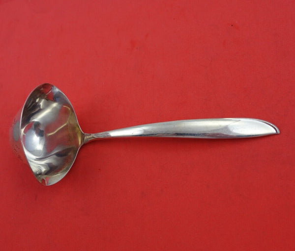 Silver Rhythm by International Sterling Silver Gravy Ladle with Spouts 6 1/4"