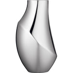 Flora by Georg Jensen Stainless Steel Vase Medium Modern - Vtg NOS