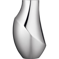 Flora by Georg Jensen Stainless Steel Vase Medium Modern - Vtg NOS