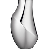 Flora by Georg Jensen Stainless Steel Vase Medium Modern - Vtg NOS