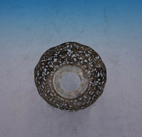 Lain Chang Chinese Sterling Silver Bowl Pierced Engraved w/Leaves Flowers #3844