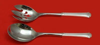 Chippendale by Towle Sterling Silver Salad Serving Set Pierced 10 1/2" Custom