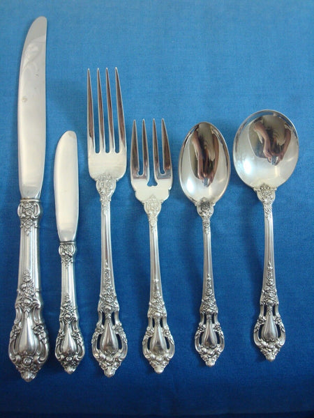 Eloquence by Lunt Sterling Silver Flatware Service Set 77 Pieces Dinner Size