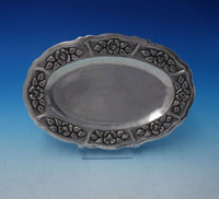 Aztec Rose by Unknown Mexican Sterling Silver Serving Plate Oval (#4997)