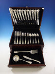 Williamsburg Shell by Stieff Sterling Silver Dinner Flatware Set Service 51 Pcs