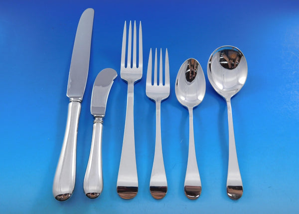 Hannah Hull by Tuttle Sterling Silver Flatware Set 8 Service 60 pcs Dinner DEI