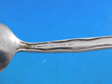 Lap Over Edge Acid Etched Tiffany Sterling Silver Teaspoon Poppies Floral 6"