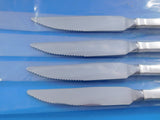 Craftsman by Towle Sterling Silver Steak Knife Set 4pc HHWS  Custom Made 8 1/2"