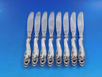 Decor by Gorham Sterling Silver Butter Spreader HH modern Set of 8 pcs 6 1/4"