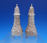 Rose by Stieff Sterling Silver Salt and Pepper Shaker Set 2pc #12 (#7893)