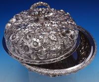 Repousse by Jenkins and Jenkins Sterling Silver Round Covered Dish #246 (#7821)