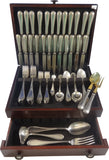 Old Italian 800 Silver Flatware Dinner Set For 12 Service 101 Pieces Italy